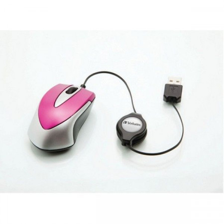 Verbatim 49021 GO Mini optički Travel Hot pink miš ( MISV49021 )