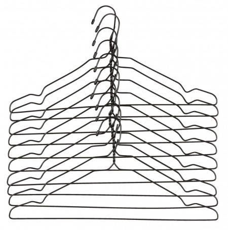 Vešalice D43cm 10kom/p crna