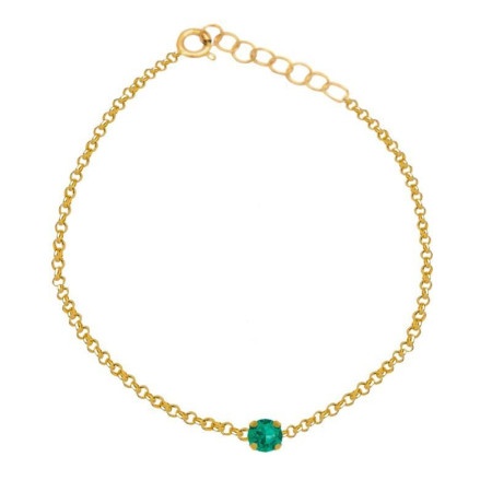 Victoria cruz celina emerald gold narukvica sa swarovski kristalom ( a3872-20dp )-1