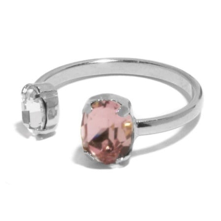 Victoria cruz gemma pink prsten sa swarovski kristalima ( a4510-26ha )