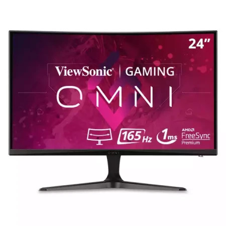 ViewSonic monitor 24&quot; Omni VX2418C 1920x1080Full HD165Hz1msHDMIDPCurved - Img 1