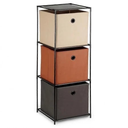 Vilde - 568099 - Metalna polica sa 3 korpe ,34,5 x 100 CM
