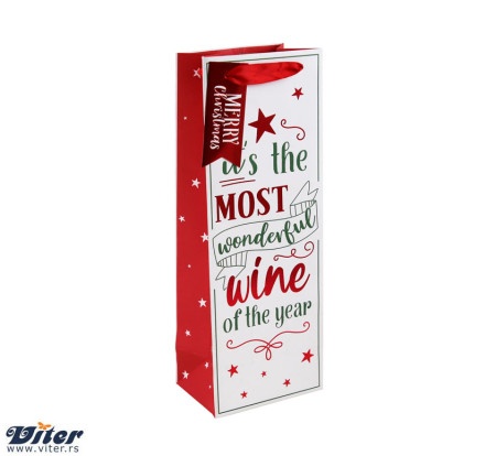 Viter novogodišnja kesa za piće most wonderful wine ( X-34136-4 )-1