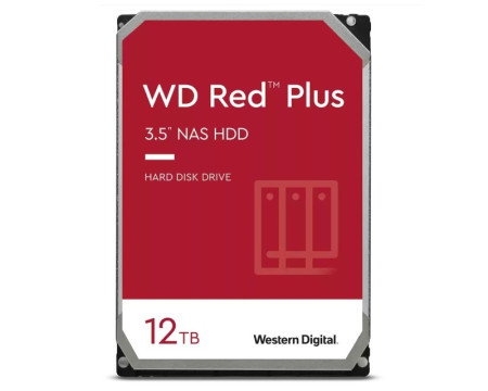 WD 12TB 3.5&quot; SATA III 256MB 5400 WD120EFBX red plus NAS - Img 1