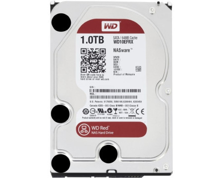 WD 1TB 3.5&quot; SATA III 64MB IntelliPower WD10EFRX Red - Img 1