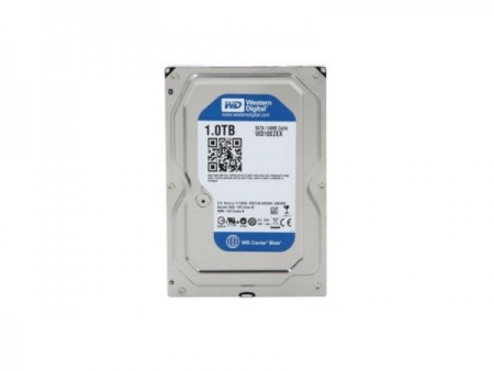 WD HDD 1TB WD10EZEX SATA3 7200 64MB caviar blue