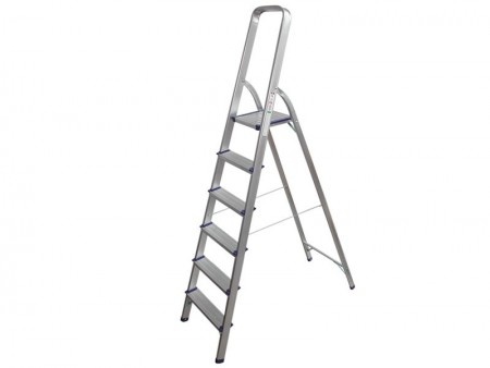 Womax merdevine aluminijumske 5+1 ( 76402151  )-1