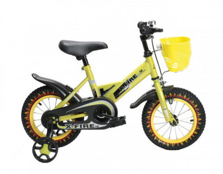 X-Fire bike 12&quot; Bicikl za decu Žuti ( BCK0402 ) - Img 1