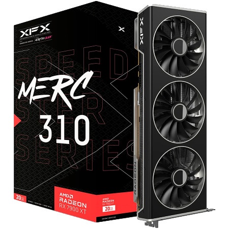 XFX AMD Video Card RX-7900XT Speedster MERC310 20GB GDDR6 320bit ( RX-79TMERCU9 )