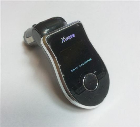 Xwave FM transmiter BT65 silver SD/USB + daljinski - Img 1