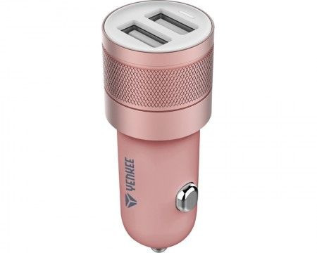 Yenkee YAC 2048RE 4800mAh automobilski USB punjač pink ( GPS00674 ) - Img 1