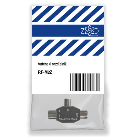 ZED electronic Antenski razdelnik 1 muški na 2 ženski - RF-M2Z