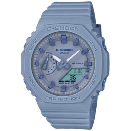 Ženski casio g shock lila analogno digitalni sportski ručni sat sa lila kaišem ( gma-s2100ba-2a2er )