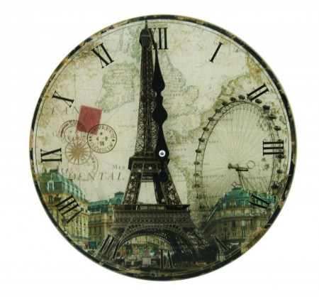 Zidni sat Pariz R30cm ( 203151 ) - Img 1