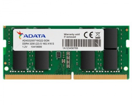 A-Data memorija SODIMM DDR4 16GB 3200Mhz AD4S320016G22-SGN