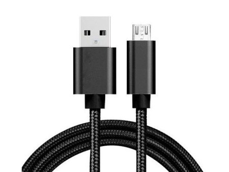 Alpha star USB kabl /USB 2.0 (tip A -muski) -Micro USB (tip A -muski) /duzina 2m/UPLETEN/crni ( Micro USB-2M-PL-C )
