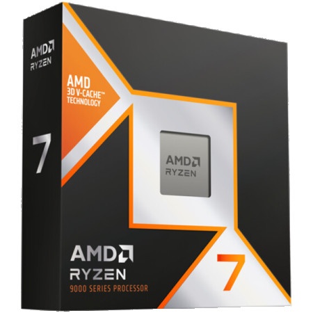 AMD CPU Desktop Ryzen 7 8/16T 9800X3D (5.2GHz,104MB,120W,AM5) box, with Radeon Graphics ( 100-100001084WOF )