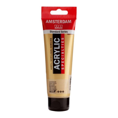 Amsterdam, akrilna boja, specialties, light gold, 802, 120ml ( 680802 ) - Img 1
