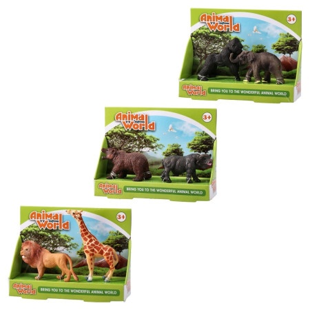 Animal world, igračka, set figura, divlje životinje, mix ( 867153 )