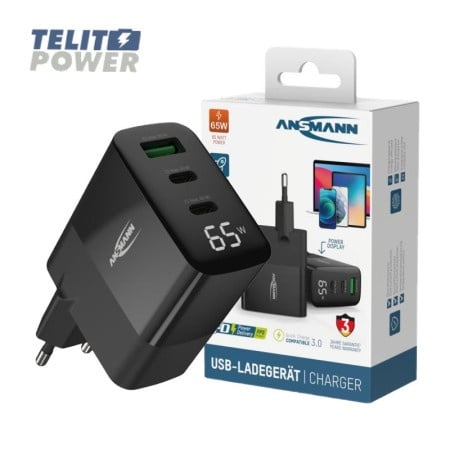 Ansmann hc365pd 65w kućni usb punjač sa lcd displejom ( 4457 )