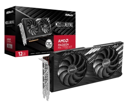 ASRock RX 7700 XT SVGA Radeon Challenger 12G GDDR6 OC, RX7700XT CL 12GO