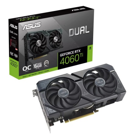 Asus svga rtx 4060-ti dual 16gb gddr6, rtx4060ti-dual-rtx4060ti-016g