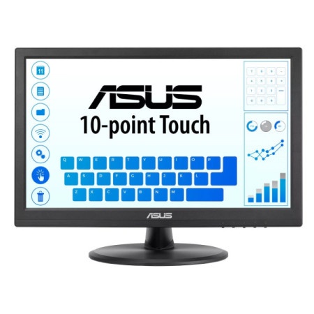 Asus vt168hr tn 1366x768/60hz/5ms/hdmi/vga/touch monitor 15.6&quot; -1