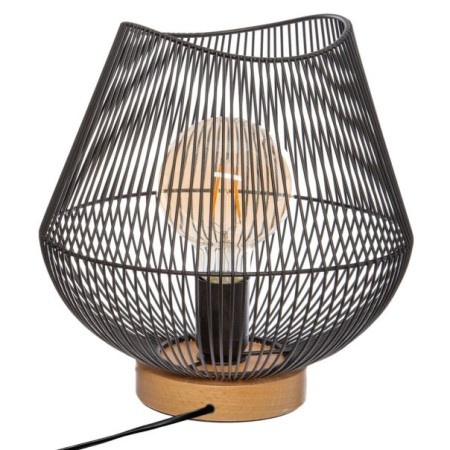 Atmosphera lampa 26x28cm metal/drvo crna ( 168213 )