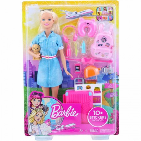 Barbie Barbie travel lutka u setu ( 1015000115 ) - Img 1