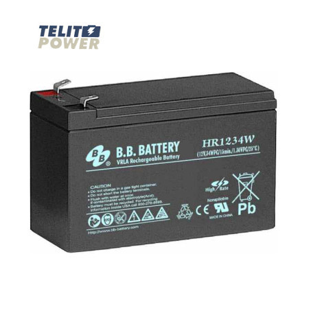 BB Tech 12V 9Ah HR1234W battery terminal T2 ( 4301 )