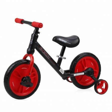 Bicikl balance bike energy 2 in1 black&red ( 10050480002 )