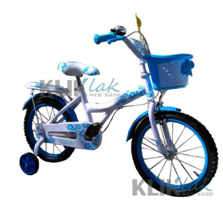 BMX bicikl Blue Flower 16&quot; - belo plavi - Img 1