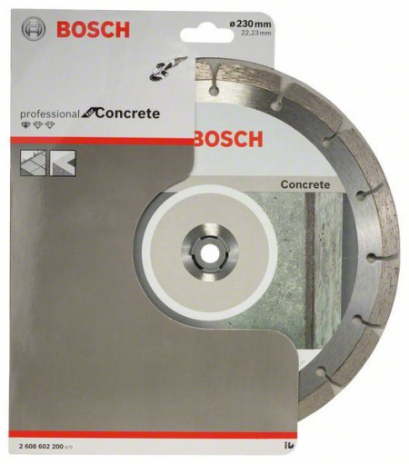 Bosch dijamantska rezna ploča standard for concrete 230 x 22,23 x 2,3 x 10 mm ( 2608602200 )