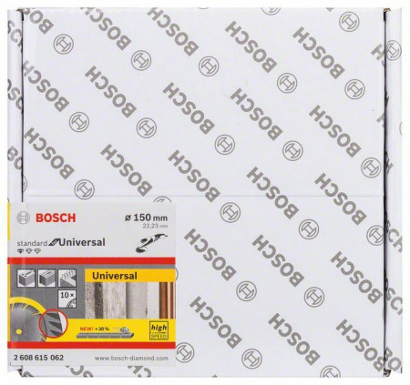 Bosch dijamantska rezna ploča standard for universal 150x22,23 (pakovanje od 10 kom.) 150x22.23x2.4x10mm ( 2608615062 )