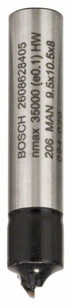 Bosch Glodalo četvrtinskog štapa 8 mm, R1 3,2 mm, D 9,5 mm, L 10,2 mm, G 41 mm ( 2608628405 )