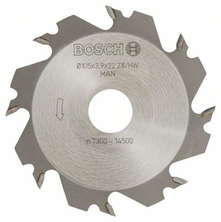 Bosch pločasto glodalo 8, 22 mm, 4 mm ( 3608641013 )