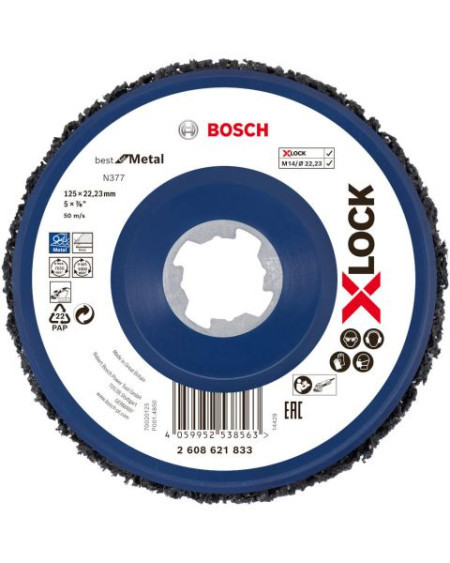 Bosch X-LOCK disk za čišćenje N377 125mm, best for metal ( 2608621833 )