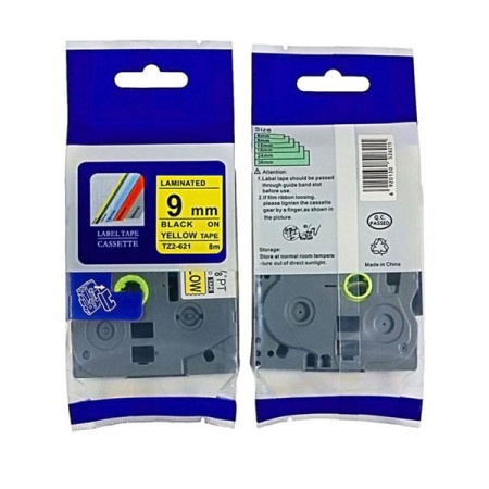 Brother Traka za labeliranje tz2-621 9mm black on yellow ( 44900 )