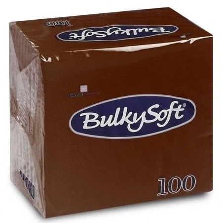 BulkySoft salveta braon 24x24cm 100/1 2sl (20 pak) ( 153-C32462E10 )