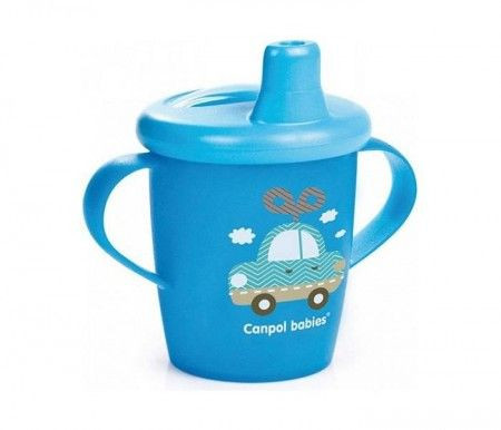 Canpol baby šolja 250ml non spil 31/200 toys - blue ( 31/200_blu ) - Img 1