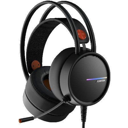 Canyon gaming headset Black and Orange ( CND-SGHS8A )