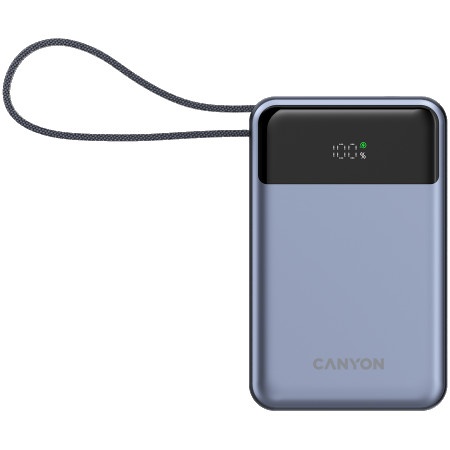 Canyon Onpower 600 Built-in Cable 20000 Mah Pd65w Dark Grey Power Bank ( CNS-CPB600DG )