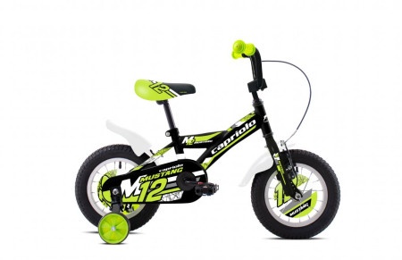 Capriolo bmx 12"ht mustang crno-lime ( 921107-12 )