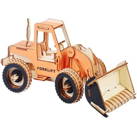 Čarolijashop 3D drvena slagalica-Buldožer ( 61)
