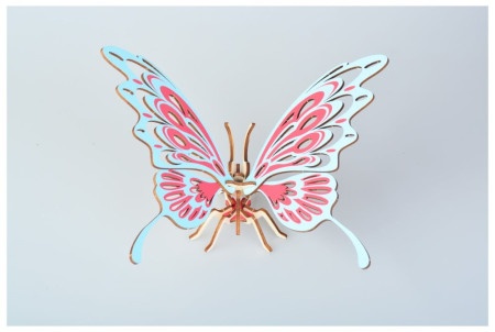 Čarolijashop 3d drvena slagalica - Leptirov ples ( 415)