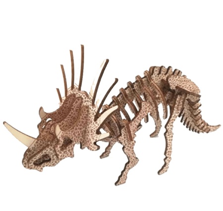 Čarolijashop 3d eko drvene puzzle - TRICERATOPS ( 1199)