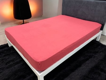 Čaršav Flanel Bordo boja 140cmx200cm/25cm ( VLK000216-bezboja )