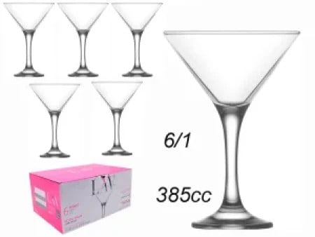 Čaše martini 6/1 ( 210070 ) - Img 1
