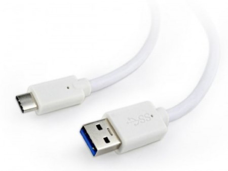 CCP-USB3-AMCM-6-W USB 3.0 AM to Type-C cable (AM/CM), 1.8 m, white - Img 1