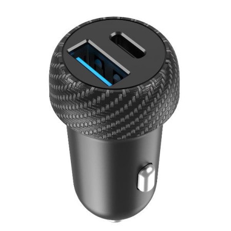 Celly auto punjač 35W sa USB-C i USB-A portovima ( CC1USBC1USBA35W )
